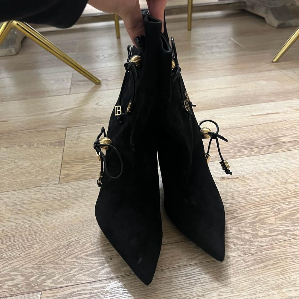 Balmain Suede Boots - Picture 6 of 10